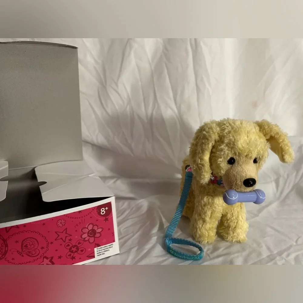 AMERICAN GIRL DOLL Apricot Poodle Puppy w/Posable Legs from 2014 Retired BKB85